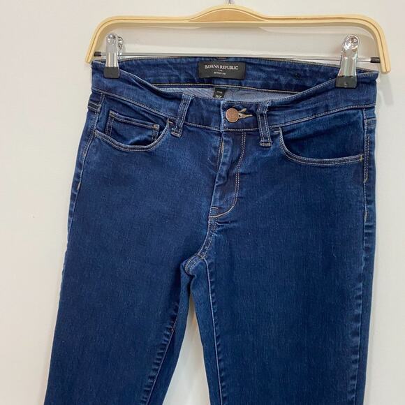 Banana Republic Blue Skinny Jeans Size 2 Petite - Picture 4 of 6